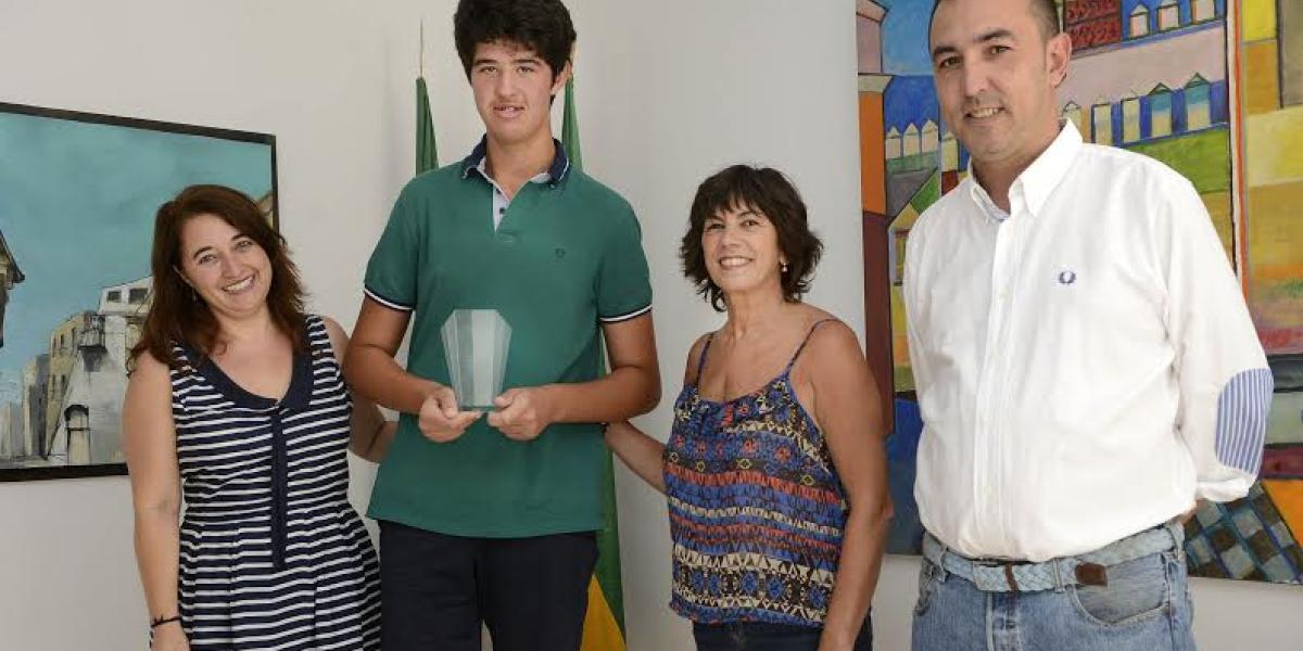 Valeram Gómez, Roselló y el entrenador del palista.