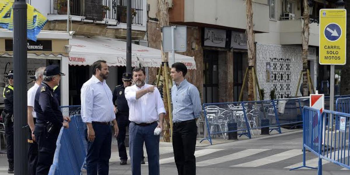 Carlos Coronado, Alfonso Candón y Damián Bornes.
