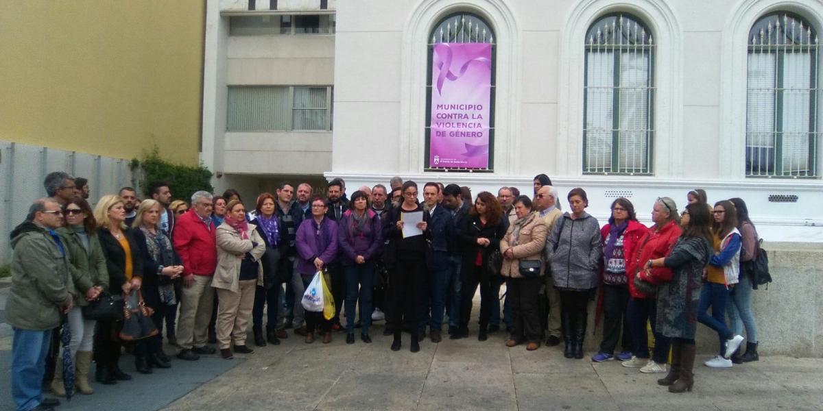Concentración contra la violencia de género