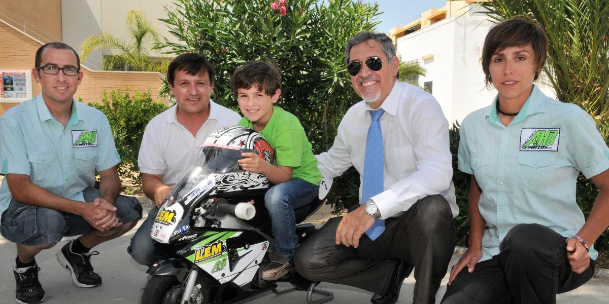 Visita del joven motorista