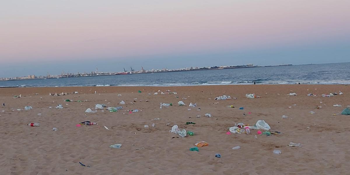 Playa tras la Noche de San Juan