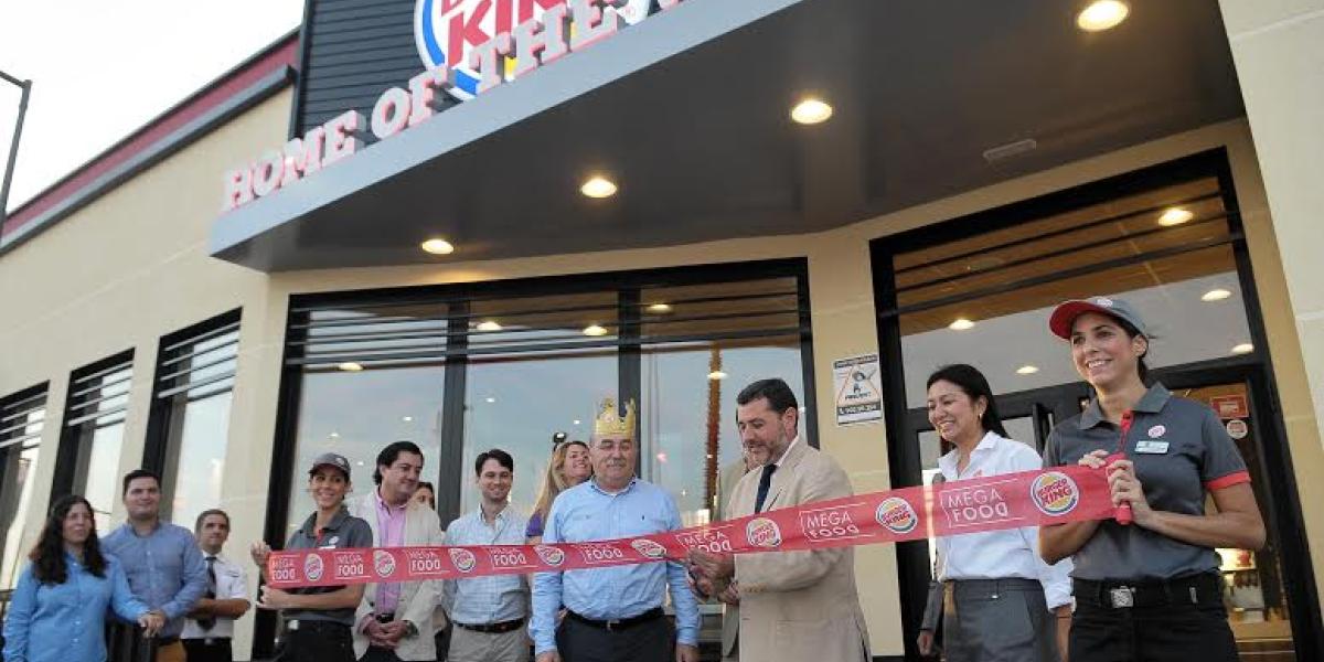Inauguración del Burger King.