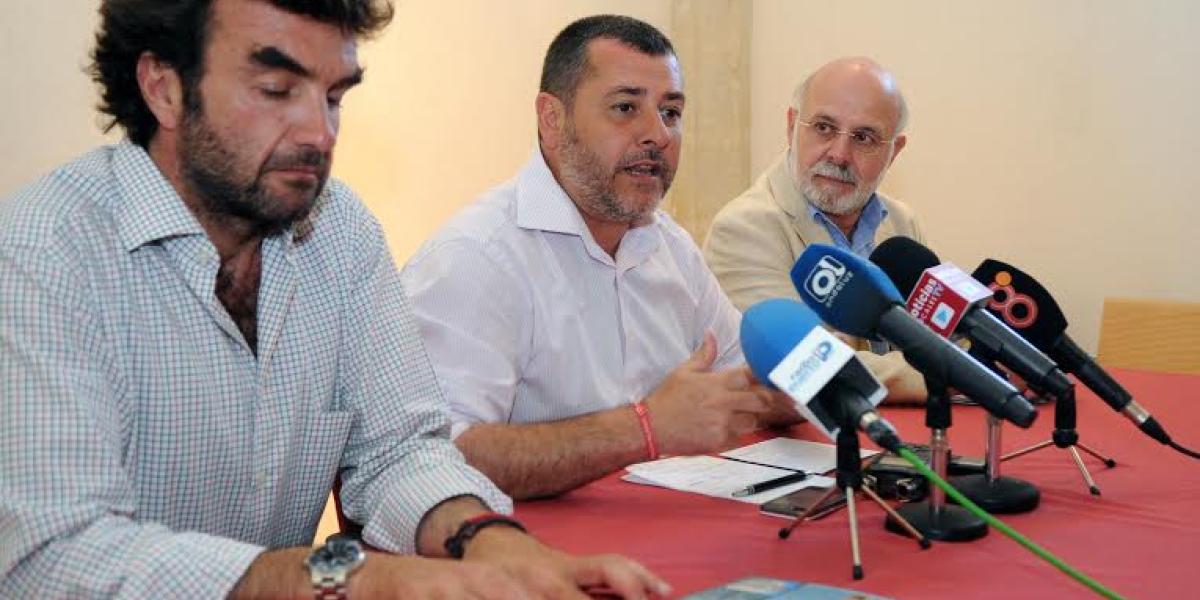 Millán Alegre, Alfonso Candón y Javier Maldonado.
